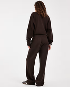Brown Essentials knit (cardigan + trousers)