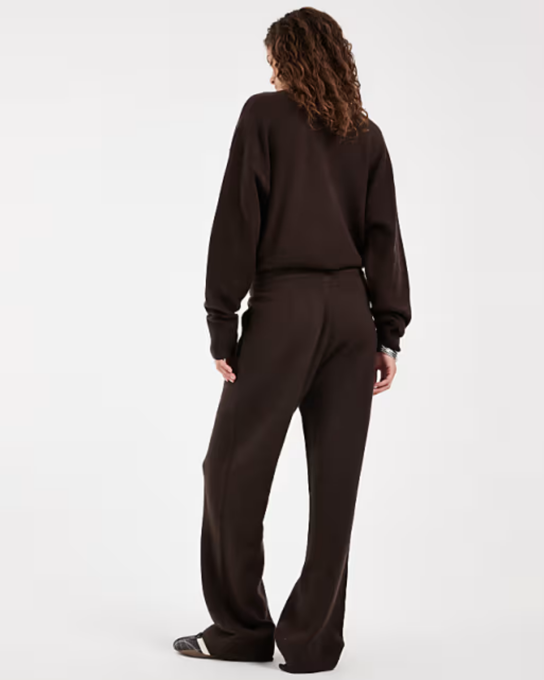Brown Essentials knit (cardigan + trousers)