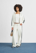 'FIREBIRD' Wide Leg Jeans + White Jacket