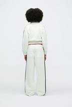 'FIREBIRD' Wide Leg Jeans + White Jacket