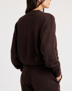 Brown Essentials knit (cardigan + trousers)