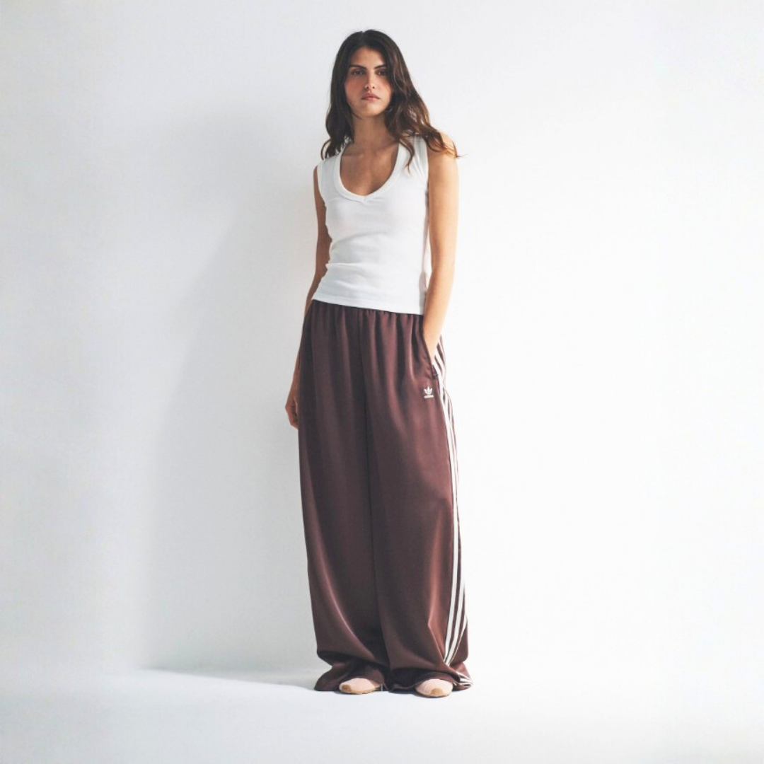 Adicolor Satin Wide Leg Track Joggers