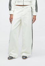 'FIREBIRD' Wide Leg Jeans + White Jacket