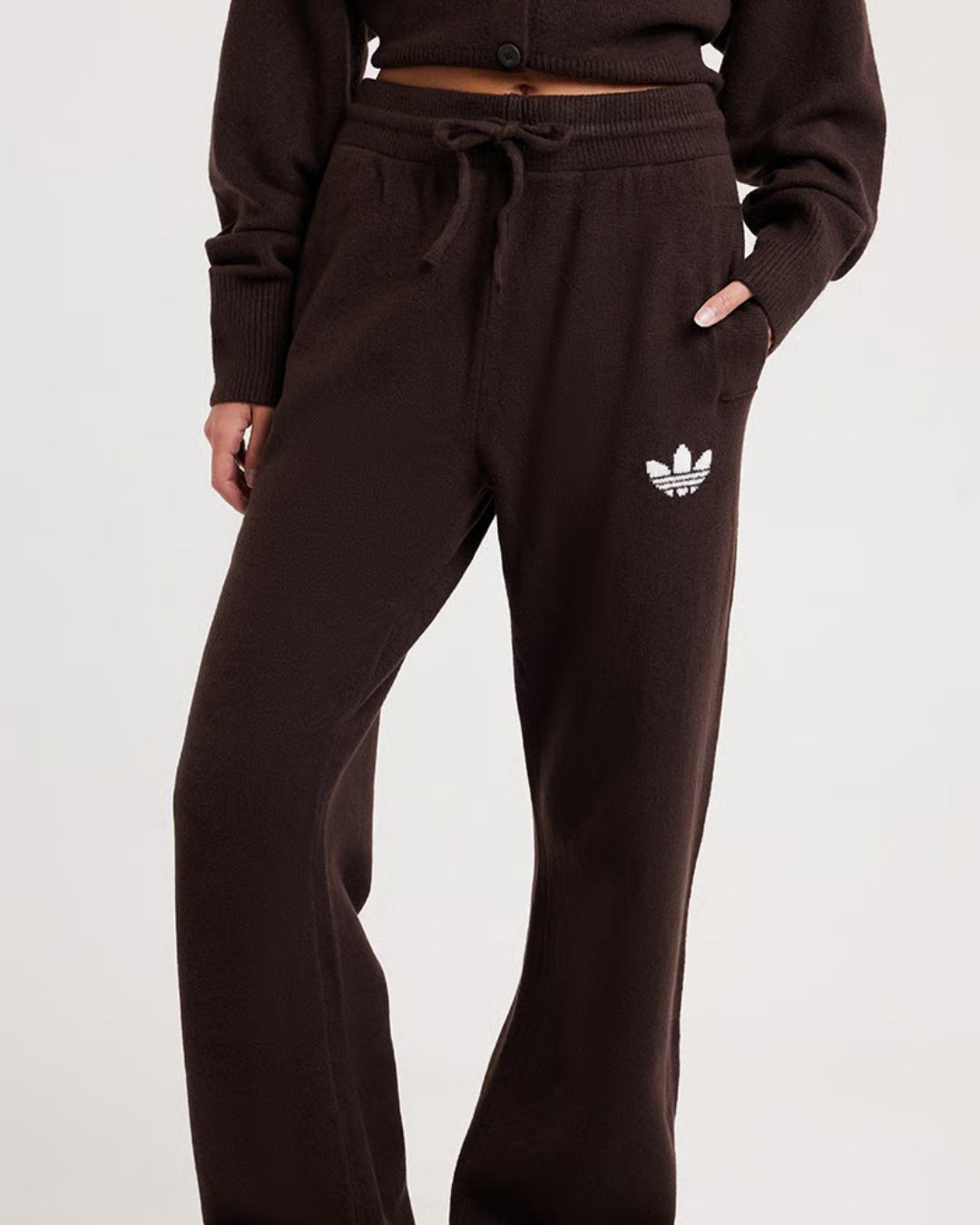 Brown Essentials knit (cardigan + trousers)