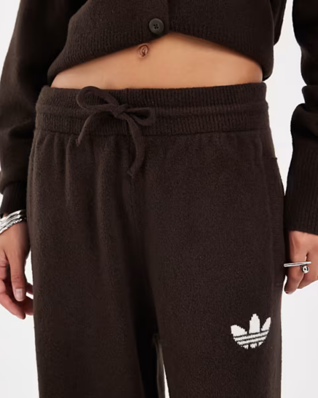 Brown Essentials knit (cardigan + trousers)